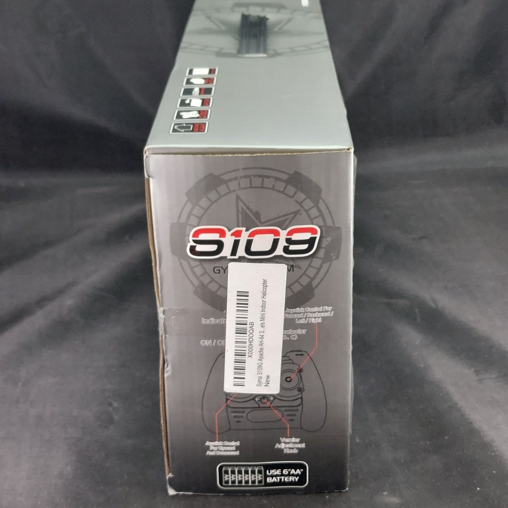 Syma S109 Apache AH-64 Remote Control Helicopter Gyro System NEW!