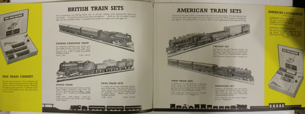 Trix Twin Railway 1948 Foldout Catalog