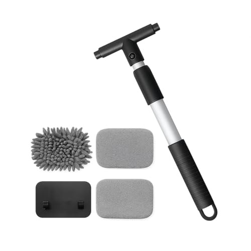 Car Windshield Cleaning Tool, Vehicle Window Cleaner with 3 Rectangular