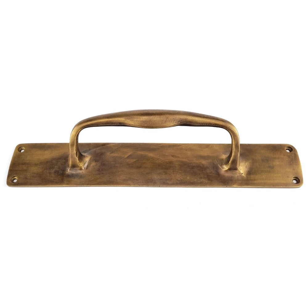 4 PCS 12" x 2" barn door grab Solid Brass Large plain Handle 30cm Pull heavy PUB