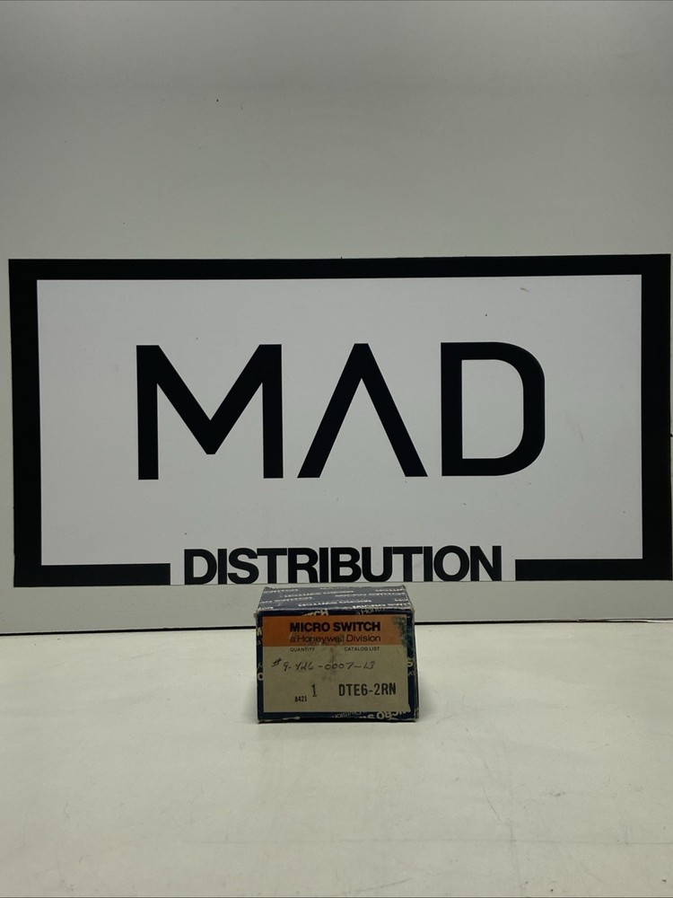 Honeywell Micro switch DTE6-2RN *Used*
