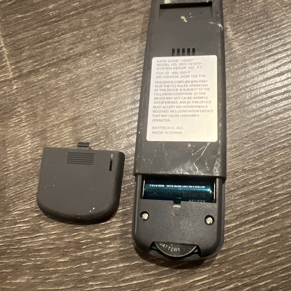 Skytech H0307 Replacement Remote Control Transmitter Wireless Thermostat RARE