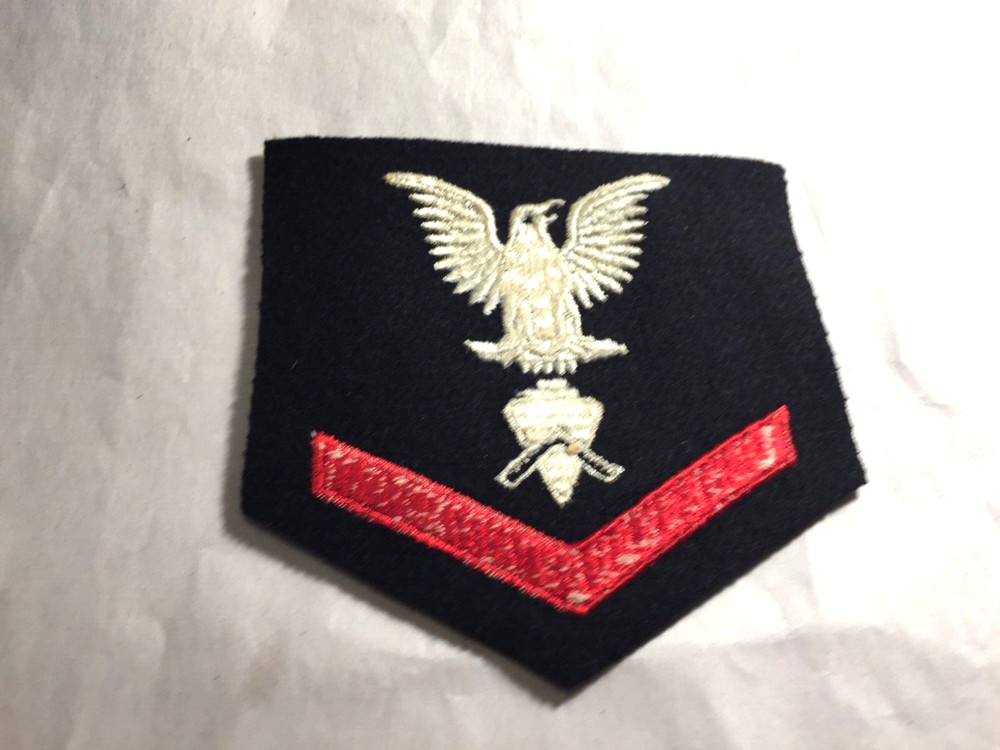 US Navy - Builder Rate 3rd class (on felt) male size