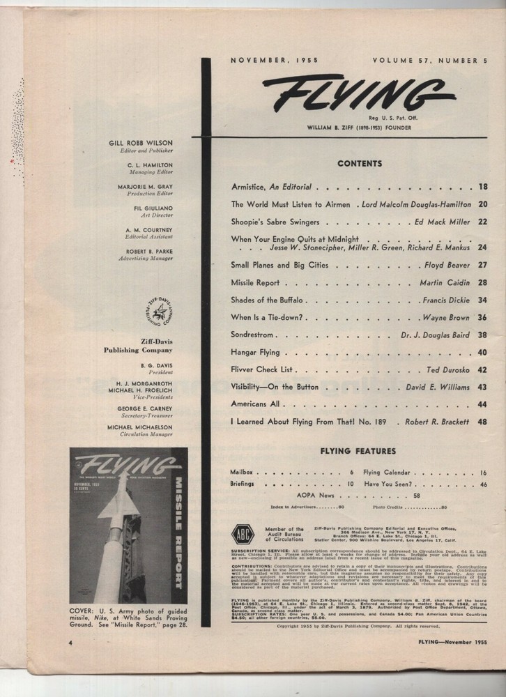 November 1955 Flying Magazine