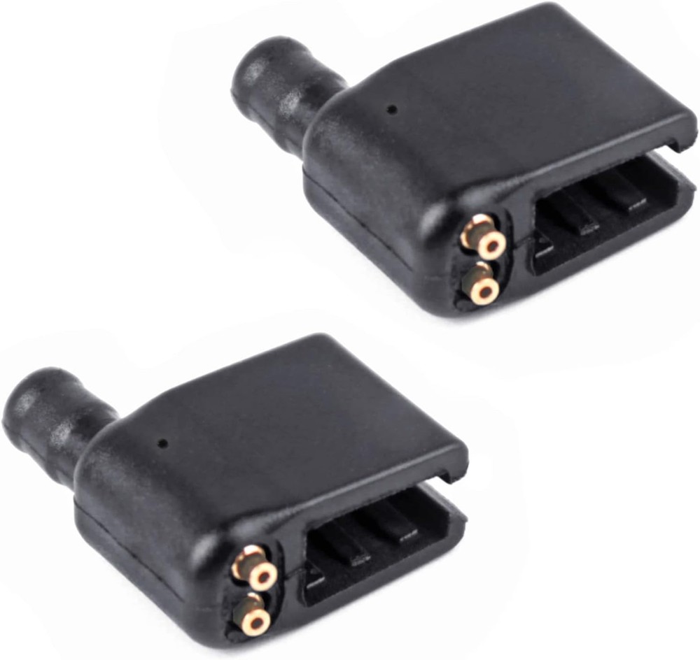 Upgraded 2 Pack Aimable Brass Windshield Washer Wiper Arm Nozzles Compatible wit