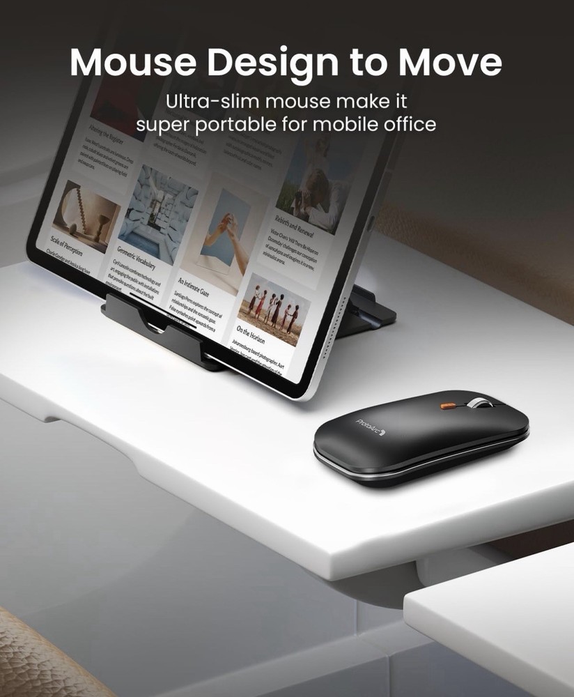 ProtoArc Foldable Keyboard and Mouse, XKM01 True Full-Size Folding