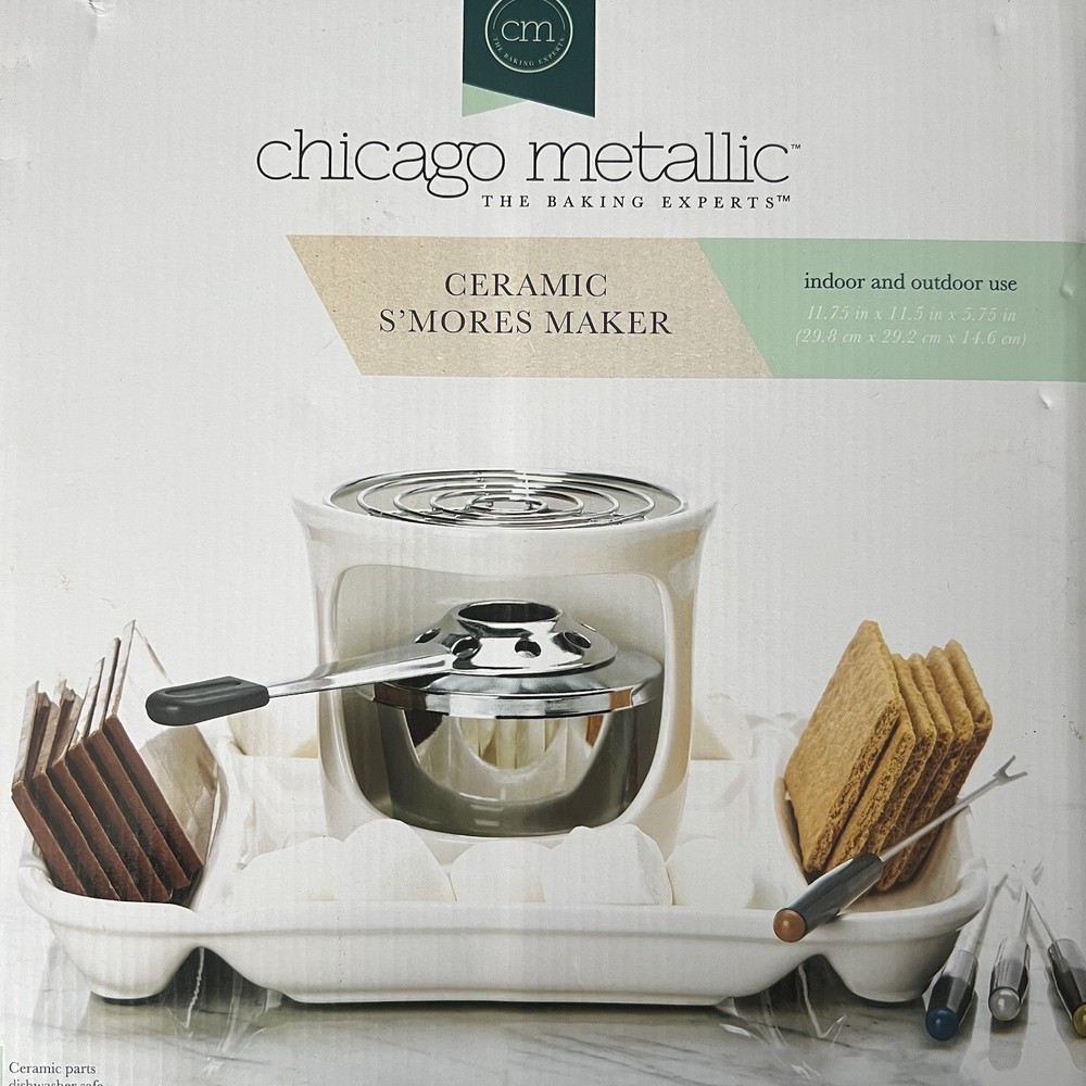 Chicago Metallic Ceramic S'mores Maker | Open Box Unused