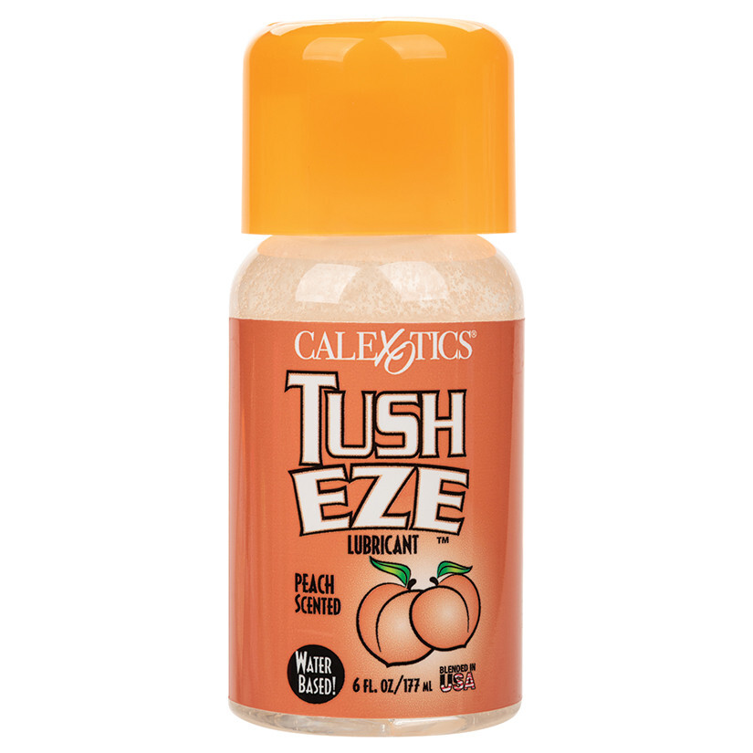 Tush Eze Peach Scented Water Based Anal Lubricant 6 oz