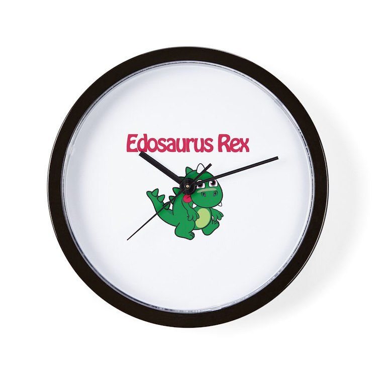 CafePress Edosaurus Rex 10" Wall Clock (160664933)