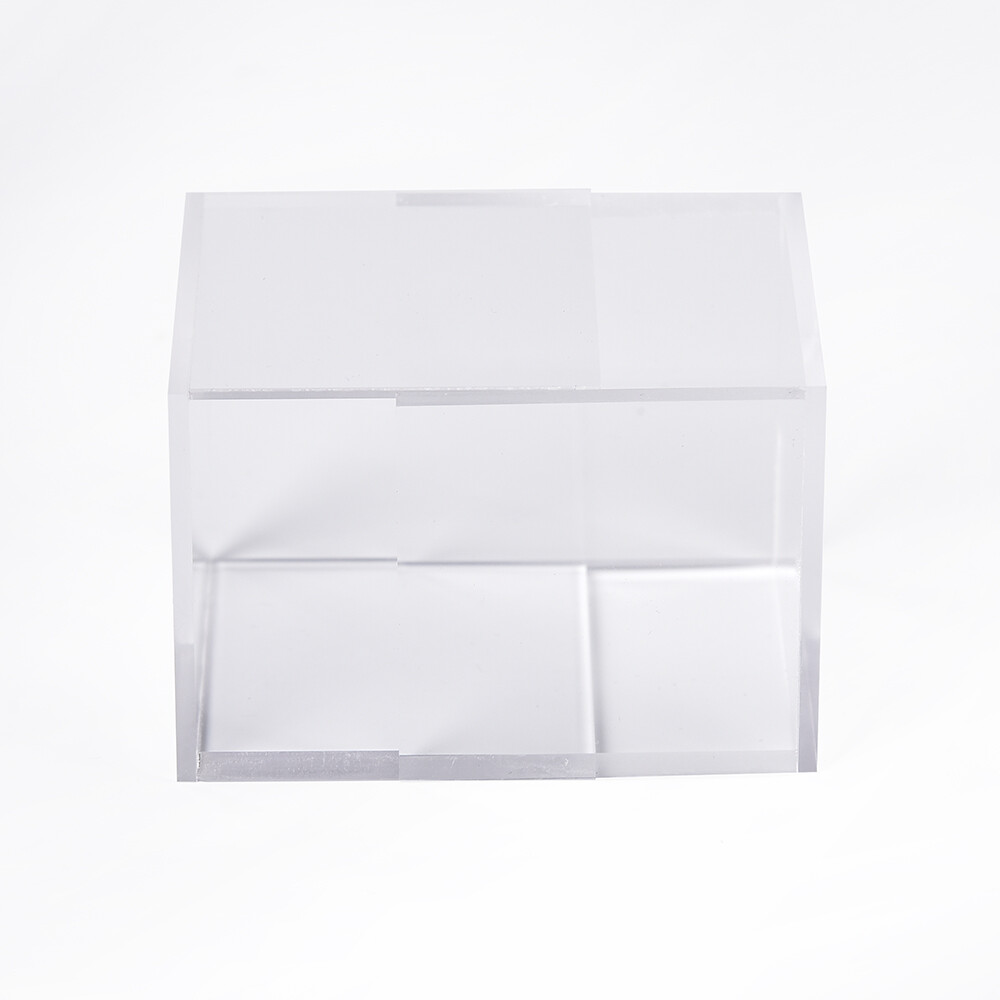 Clear Golf Ball Display Plastic Case Cube Square Stackable Holder Autograph