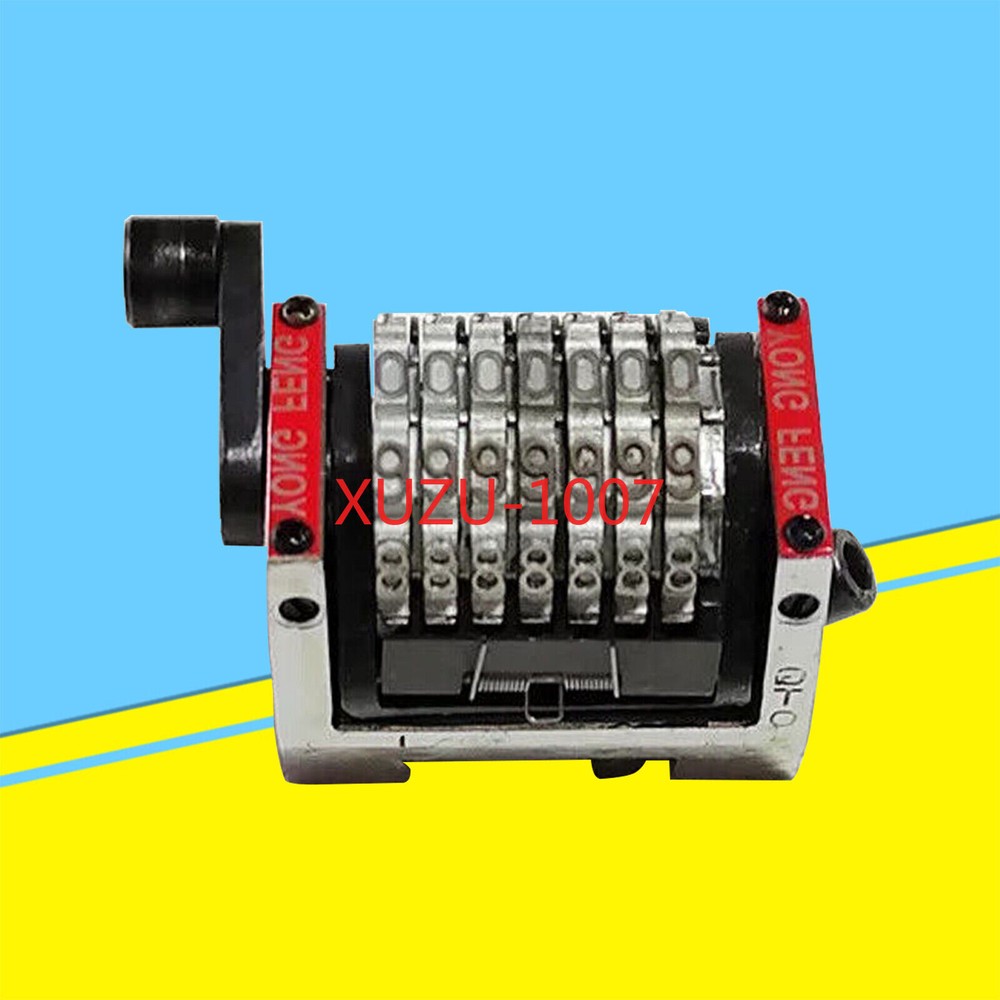 For Printing Machine GTO 7 Digits Mini Numbering Machine Horizontal Backward