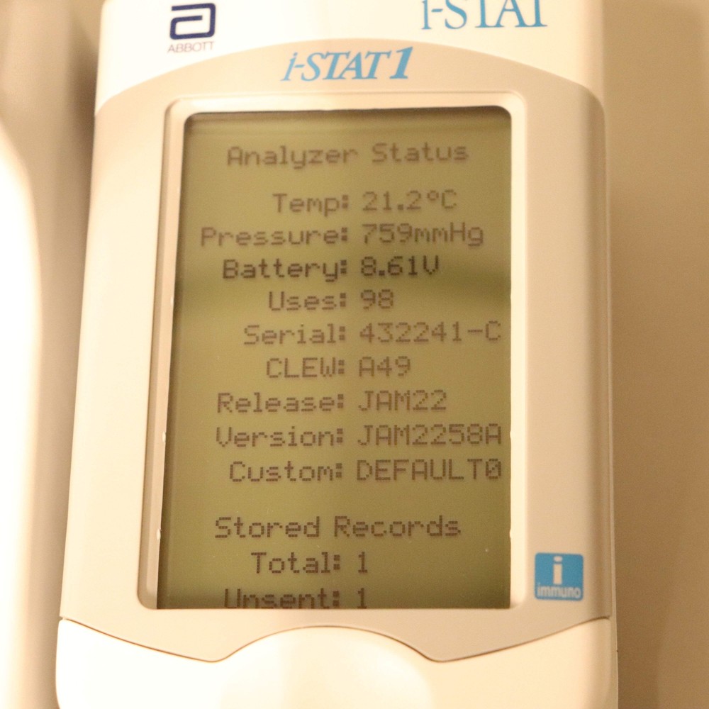 Abbott i-STAT 1 300-G Blood Analyzer System