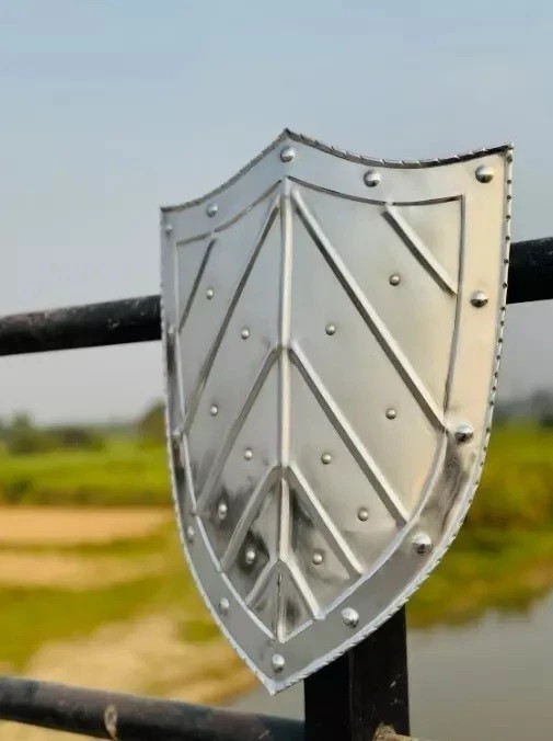 Medieval Knight Pointed Shield Functional Armor | 24 Inch Handmade Gift Item