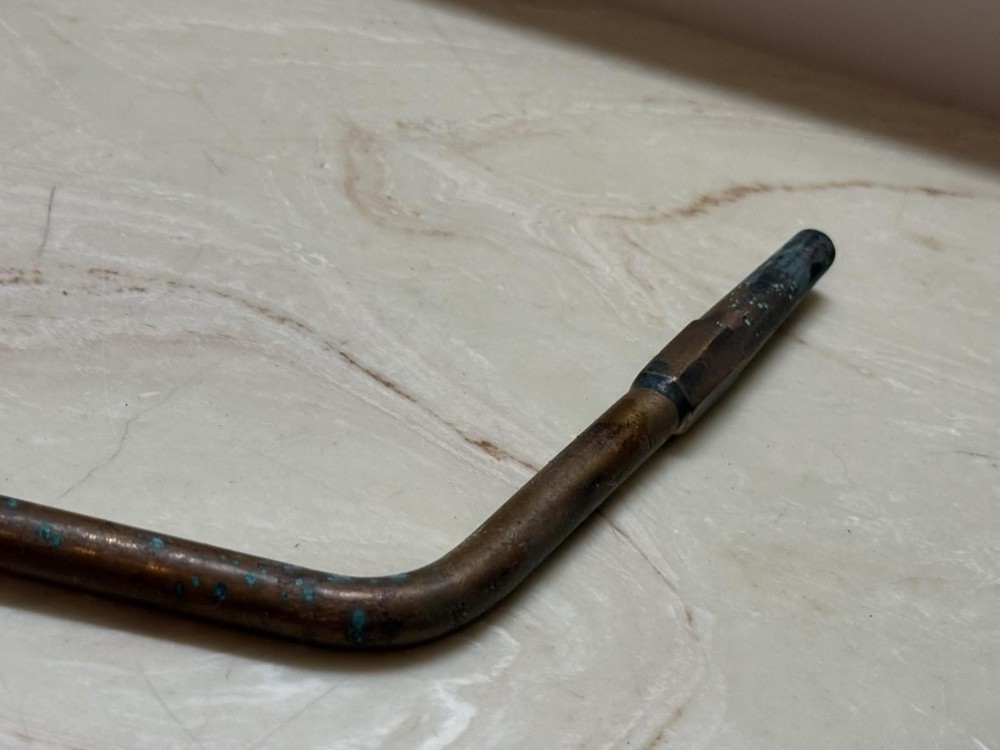 Vintage Cutting Torch Tip Angled 12” Copper Brass