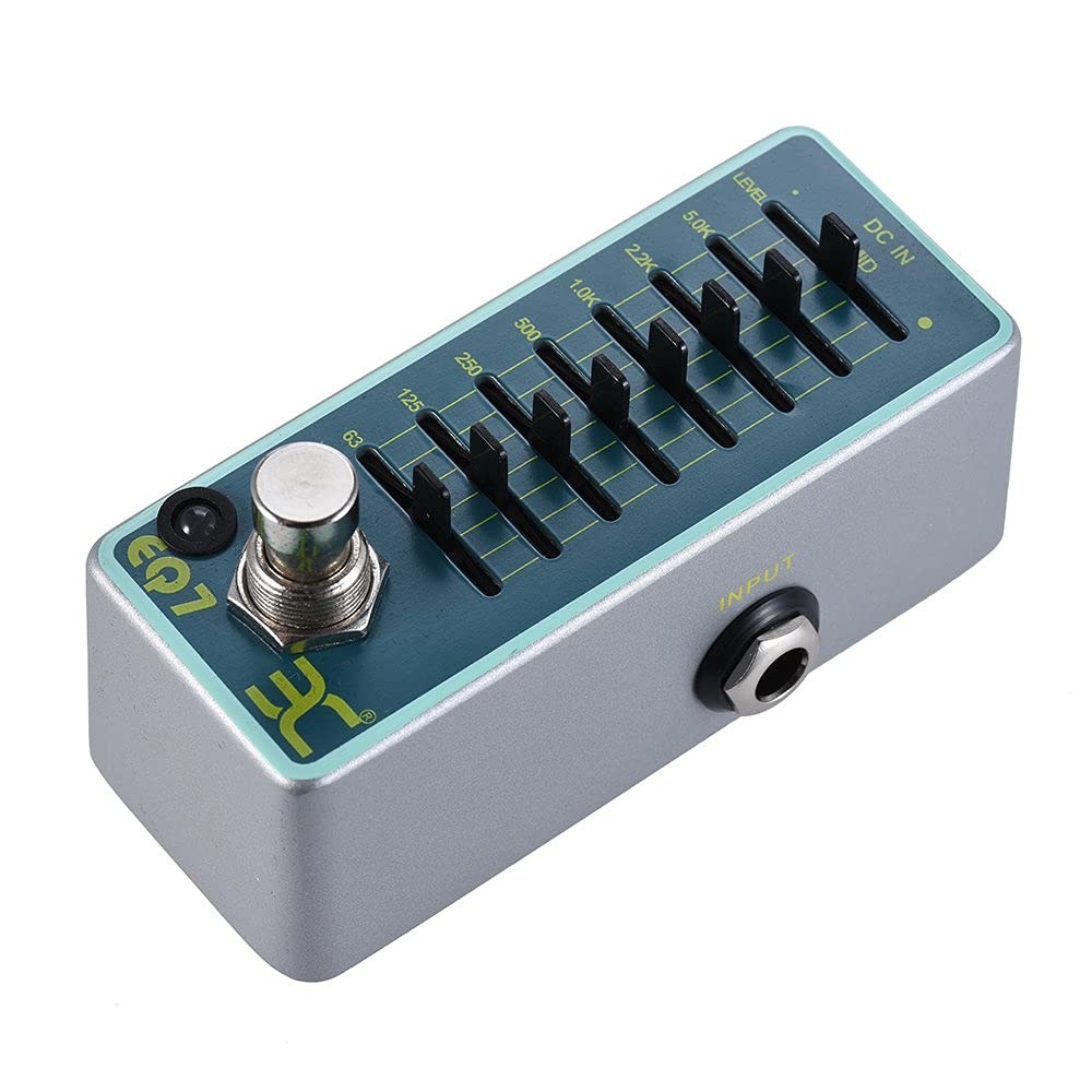 7 Band EQ Equalizer Mini Guitar Pedal