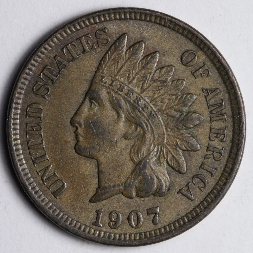 1907 Indian Head Cent Penny UNC *UNCIRCULATED* MS E222 KWCA
