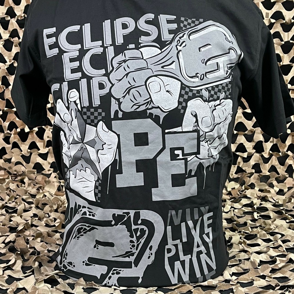 NEW Planet Eclipse Vibe Men's T-Shirt - Black - Medium