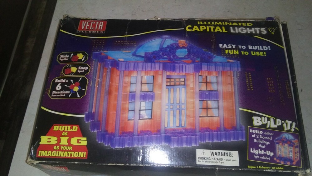 Vecta Systems Capital Lights Domed Lighted Building Set complete.  Tested