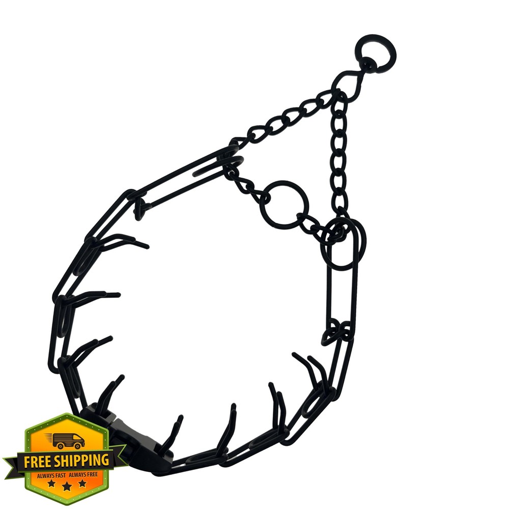 Hicost XL Black Adjustable No Pull Dog Collar Small Medium Large