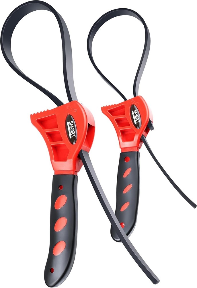 2 Pack Adjustable Rubber Strap Wrench