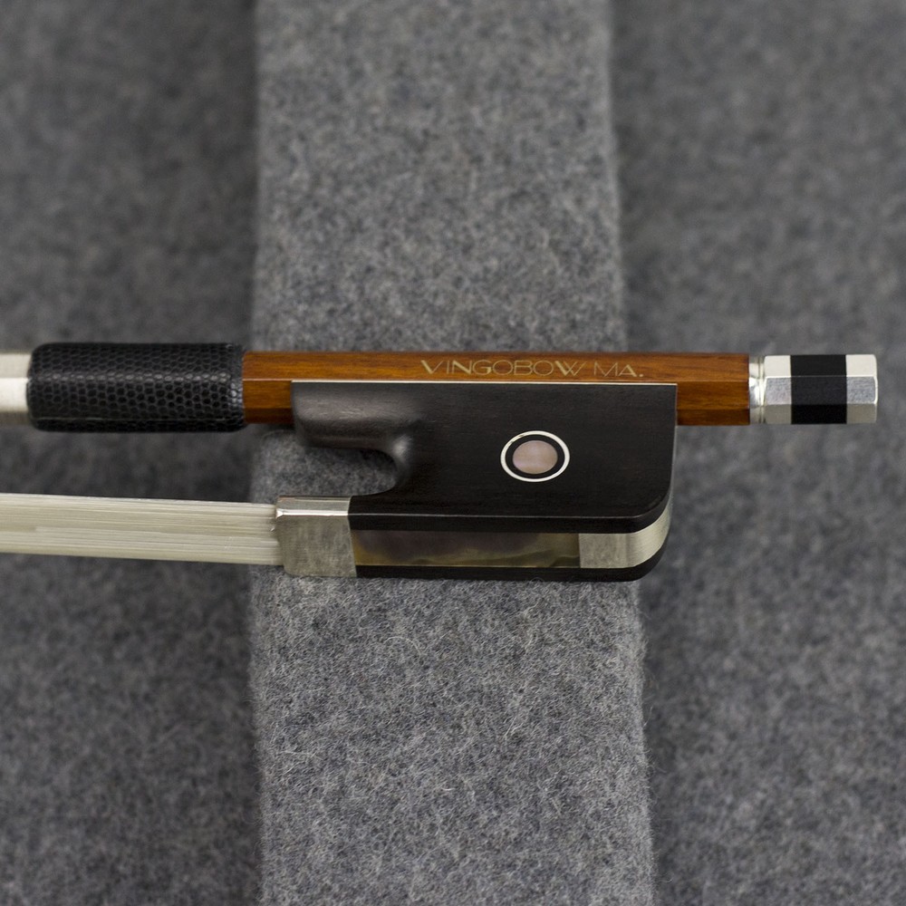 Master Pernambuco Cello Bow Pure Silver Mounted VingoBow OldStore