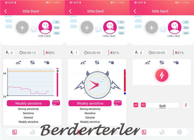 QIUI App Little Devil Collar APP Remote Control Restraint Neck Electric Collars