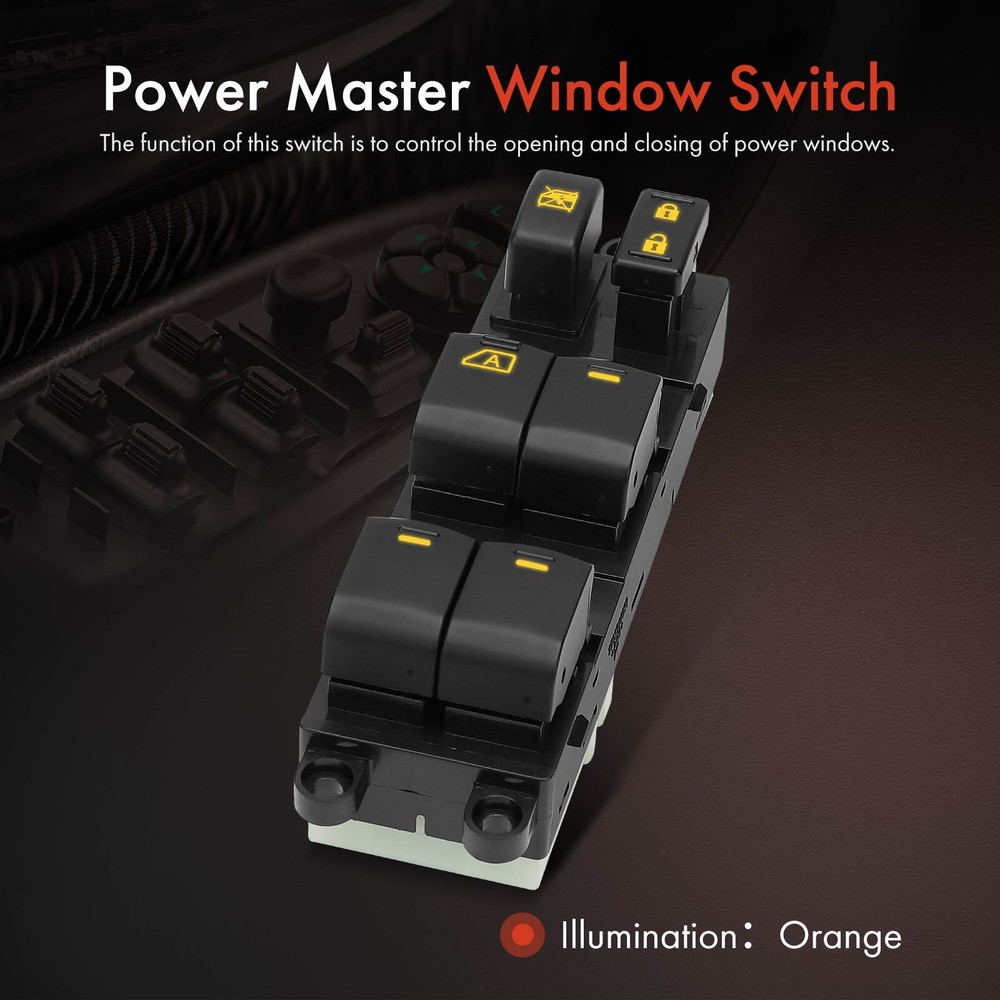 Front Driver Left Power Window Switch for Nissan Versa 2010 2011 2012 1.6L 1.8L