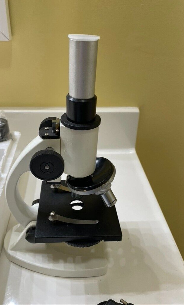 Microscope with equipment new with open box nice Christmas gift