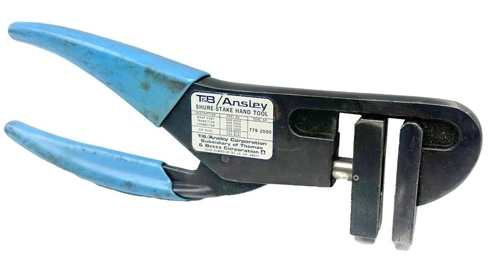 T&B Ansley 779-2000 Shure-Stake Hand Crimper Tool
