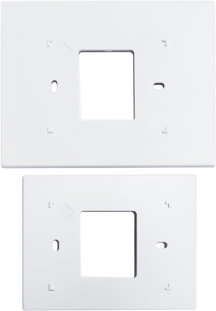 Thermostat Wall Plate Back Plate White Cover Assembly (1)