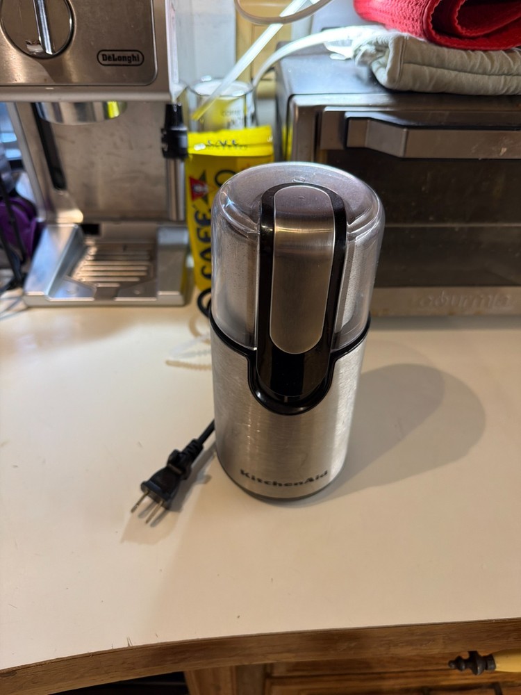 KitchenAid Coffee Grinder – Stainless Steel – Tested & Working – Blade Grinder