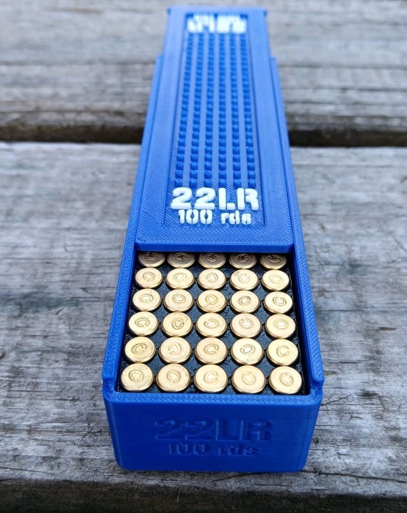 22LR Ammo Box 100rd Capacity  (3 Pack)