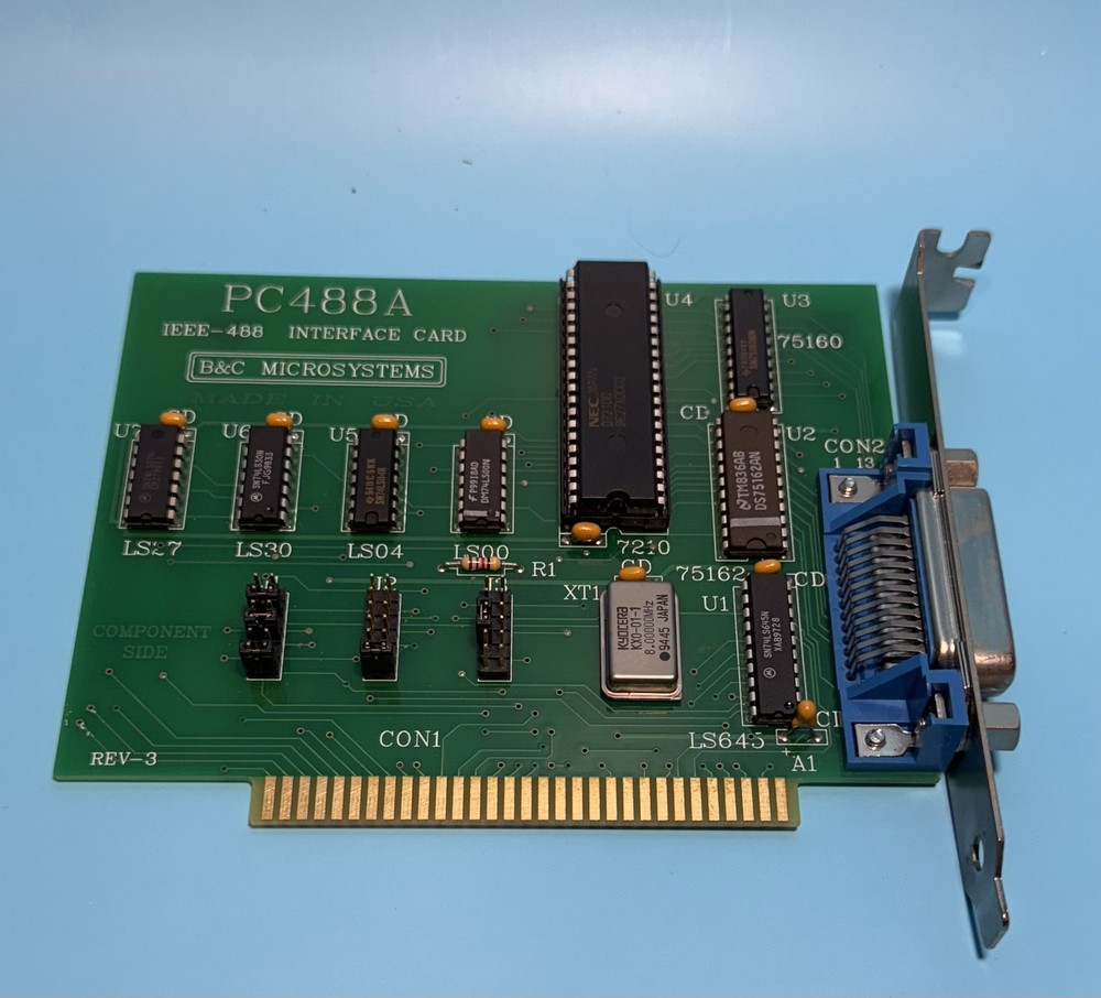 B&C Microsystems PC488A IEEE-488 Interface Card REV-3
