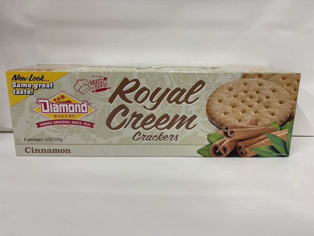 Diamond Bakery Crackers Cinnamon 8oz Tray x1