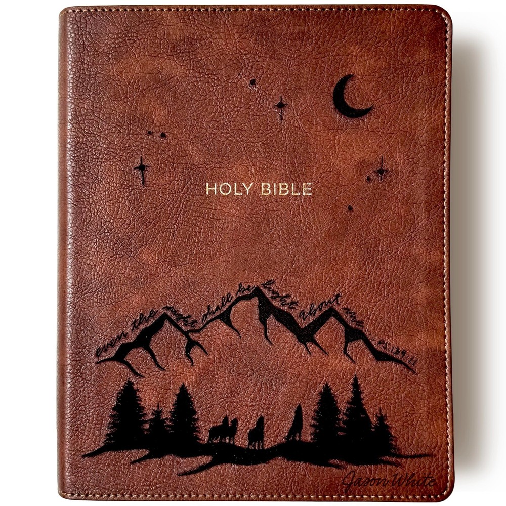 NKJV Journaling Bible - Howling Wolves - Personalized