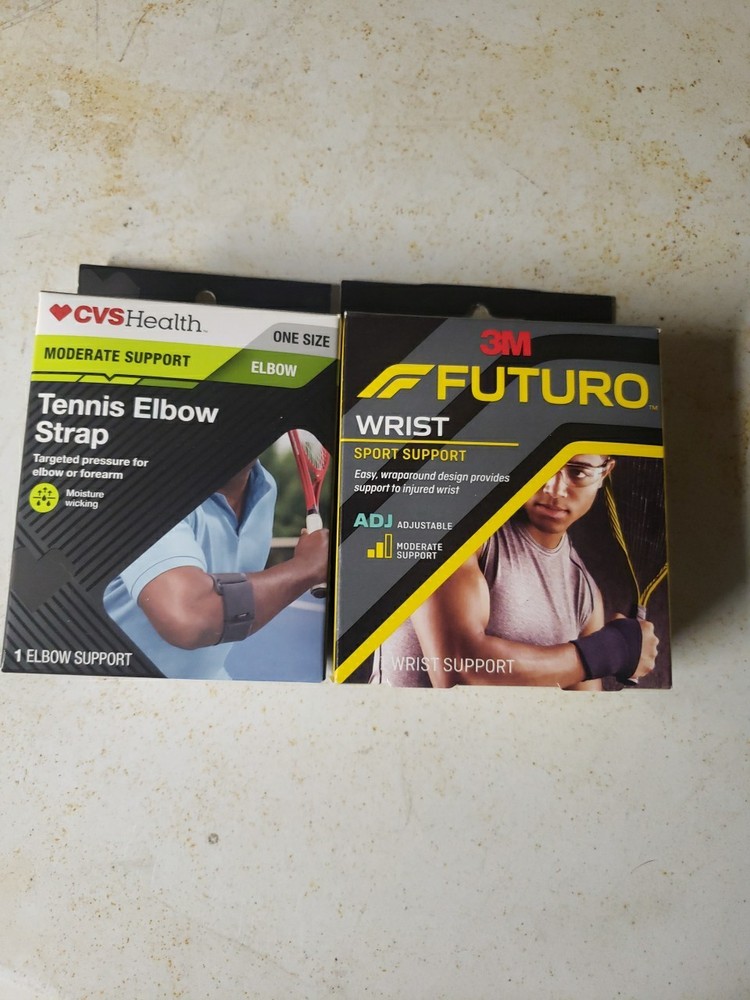 FUTURO Sport Black Adjustable Wrist Support 3M Elbow Support Band