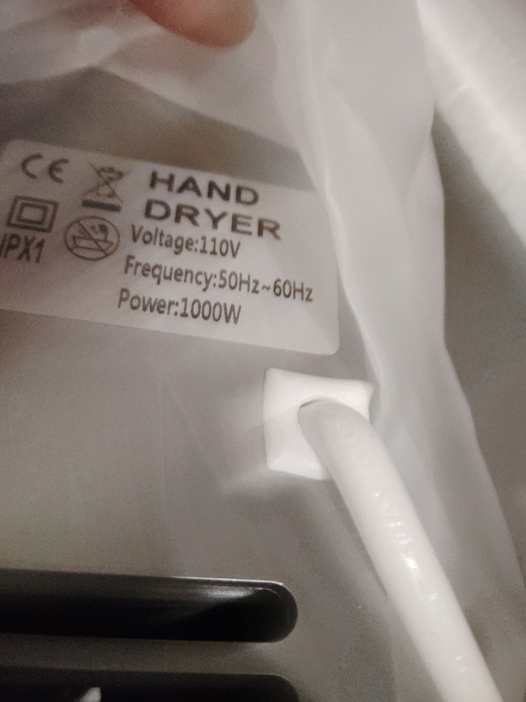 Hand dryer automatic high speed hand dryer V shape New (Open Box)