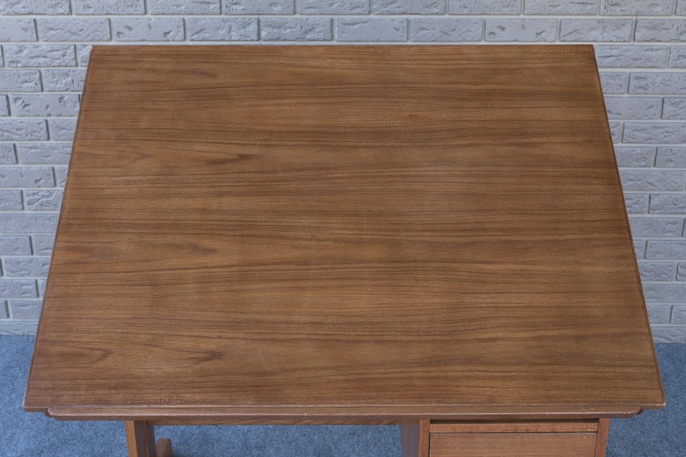 Mid Century Danish Modern H. Sigh & Søns Adjustable Teak Drafting Table Desk