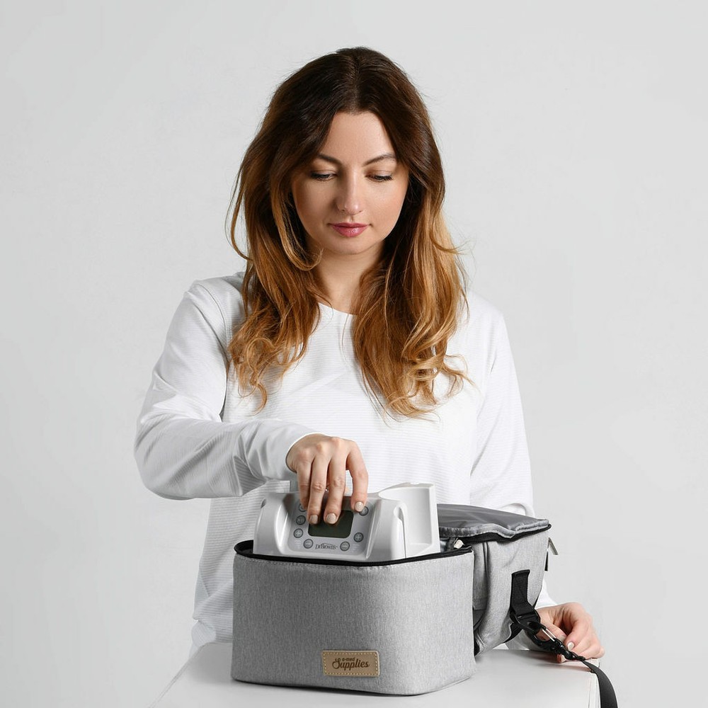 CoolCarry™ Breastpump Cooler Bag + Ice Pack