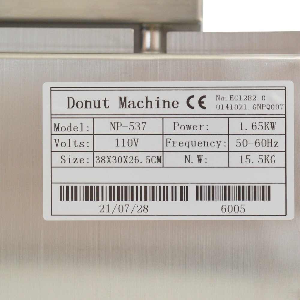 Electric Donut Maker Waffle Baking Machine Dessert Making Machine 15 Donuts 110V
