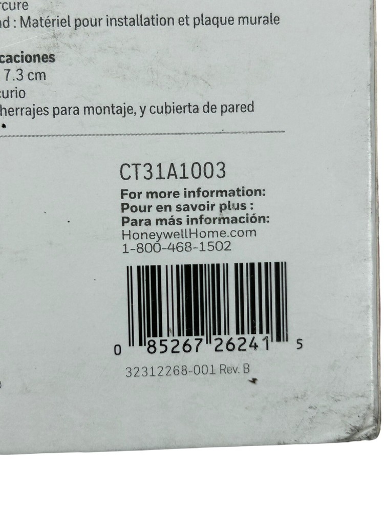 Honeywell Non-Programmable Thermostat CT31A1003 White