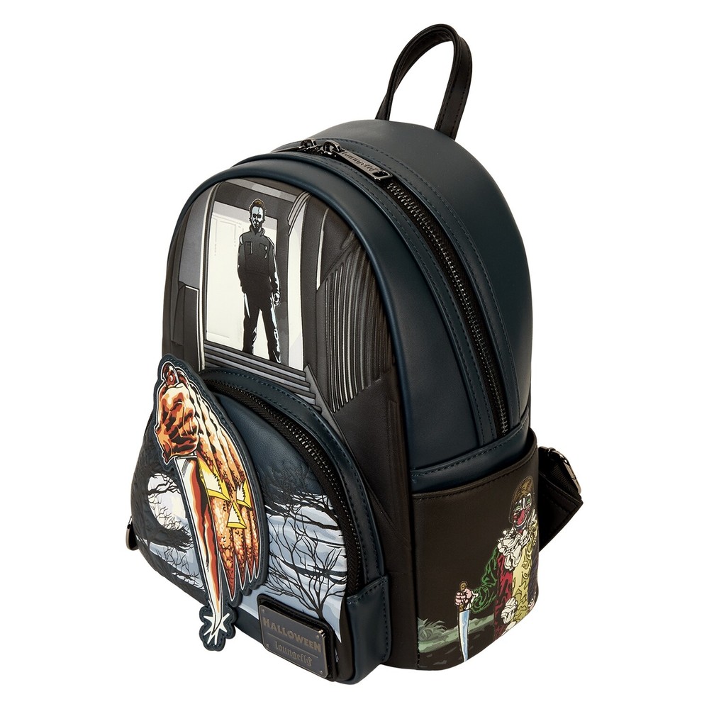 Halloween Michael Myers Jack-O'-Lantern Glow Mini Backpack