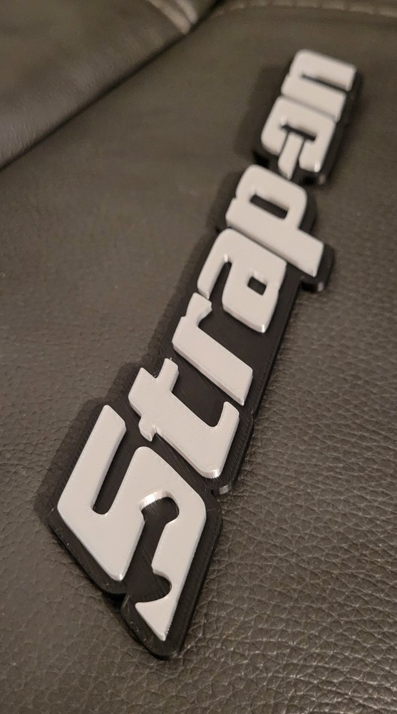 Strap-on Novelty 3D Printed Tool Box Badge.
