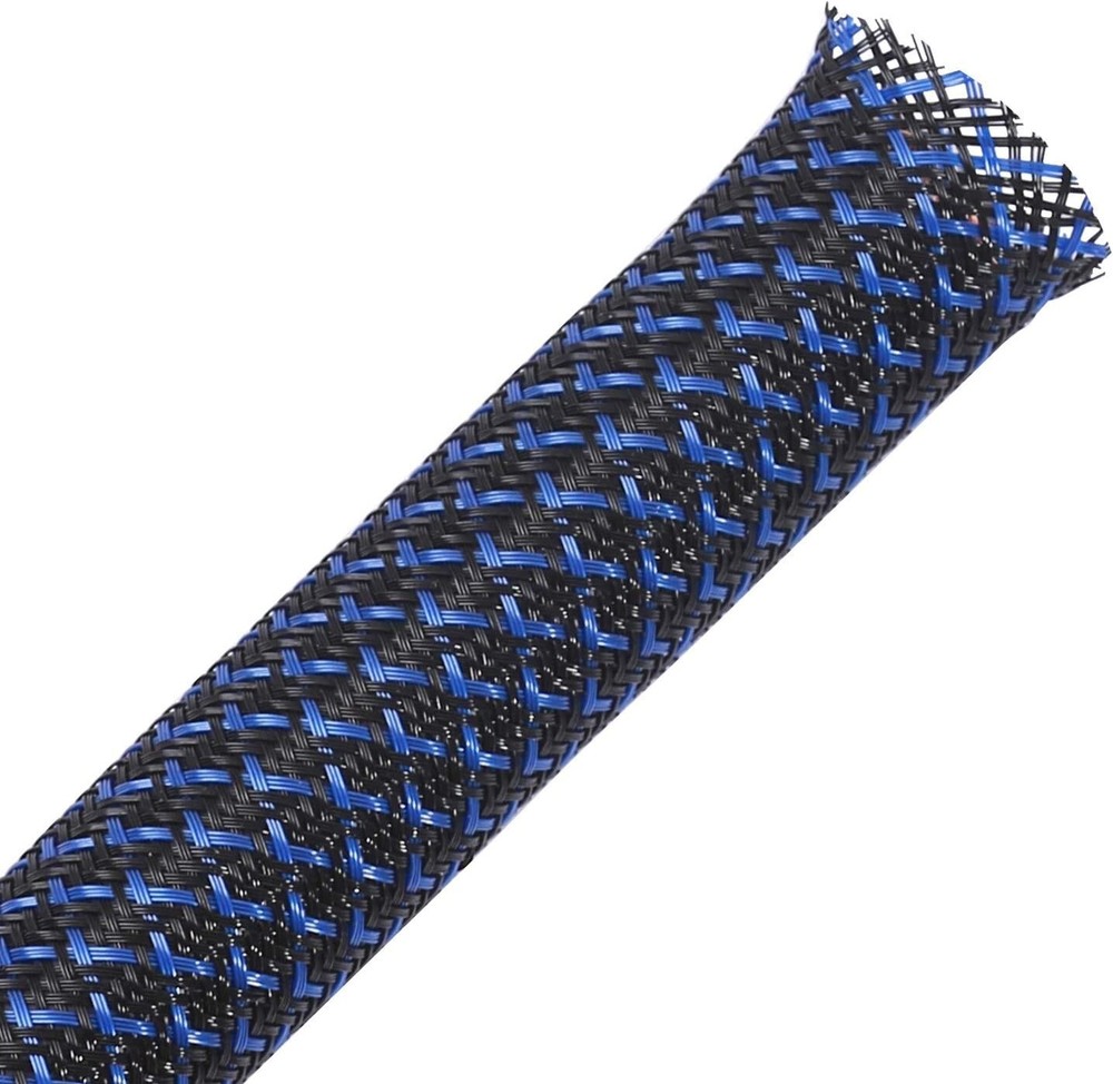 Temperature Resistant Braided Wire Sleeve - 1/2 inch Diameter - 100ft Length