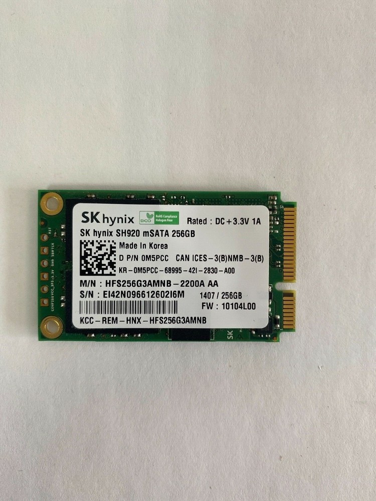 SK hynix 256GB mSATA SSD mixed models