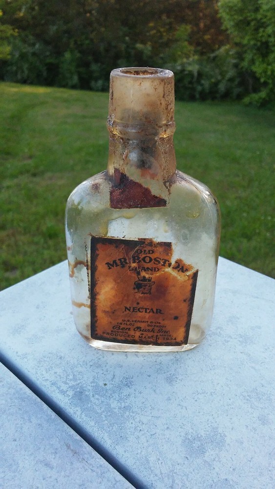 1934 Old Mr Boston Mini Liquor Bottle