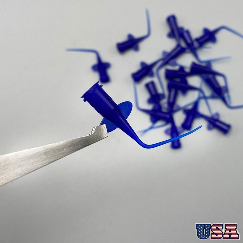 Dental Irrigation Syringe Tip Calcium Hydroxide Delivery Needle Tips