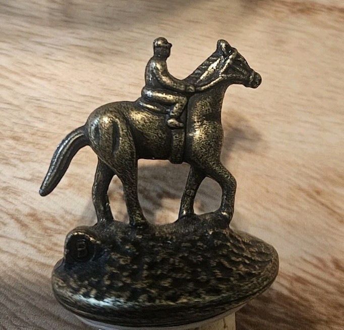 Blanton's Bottle Empty Unrinsed With Jockey Stopper Top "B"