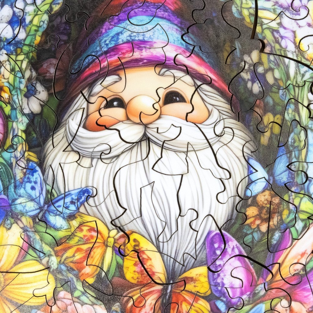 The Magic Egg (59 Piece Shaped Mini Wooden Jigsaw Puzzle)