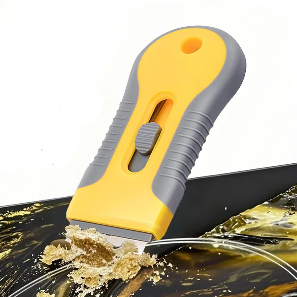 Razor Blade Scraper, Scraper Tool with 2 Pack Scrapers 20PCS Plastic Blades...